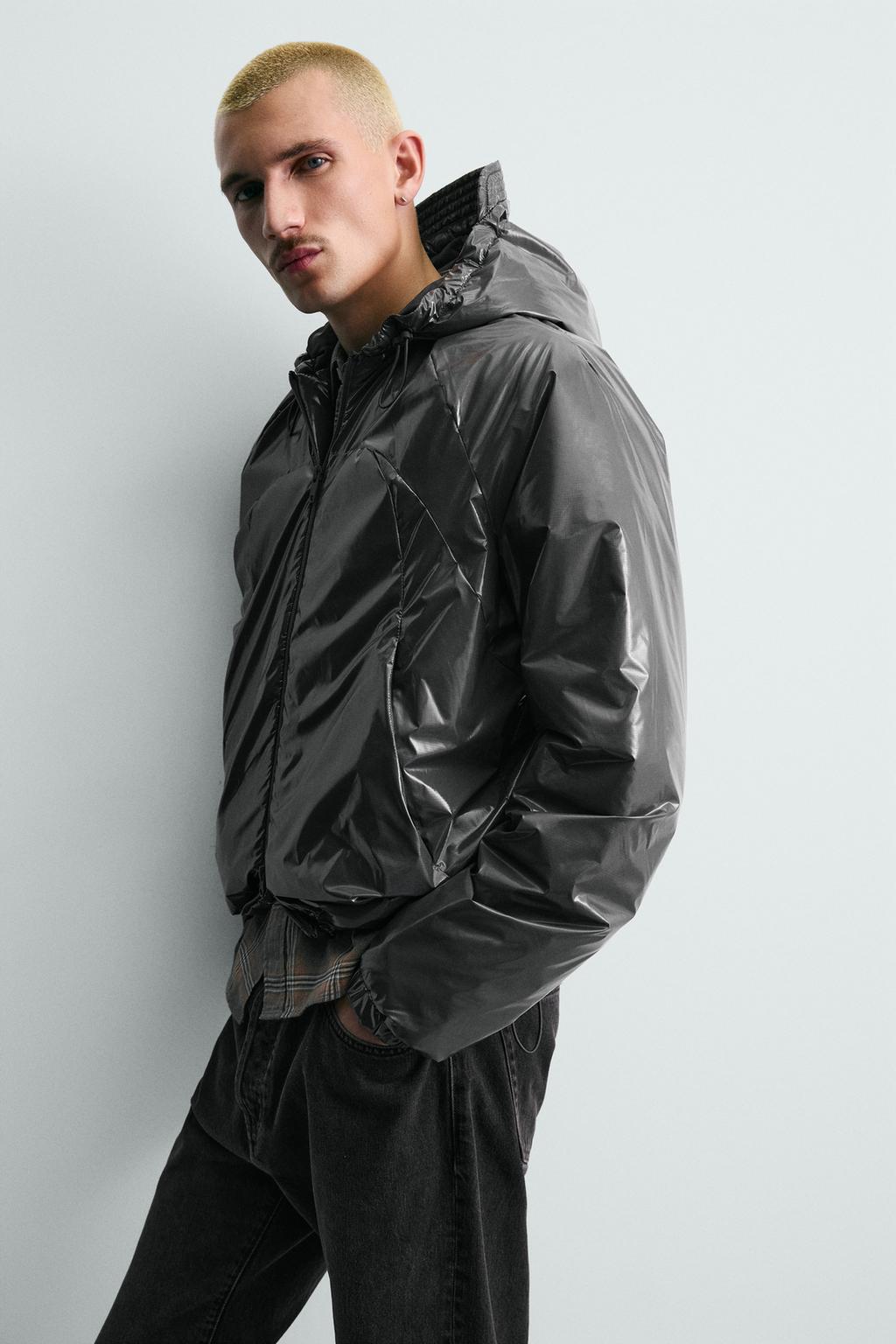 СТЕГАНАЯ КУРТКА WATER REPELLENT, БЛЕСТЯЩАЯ