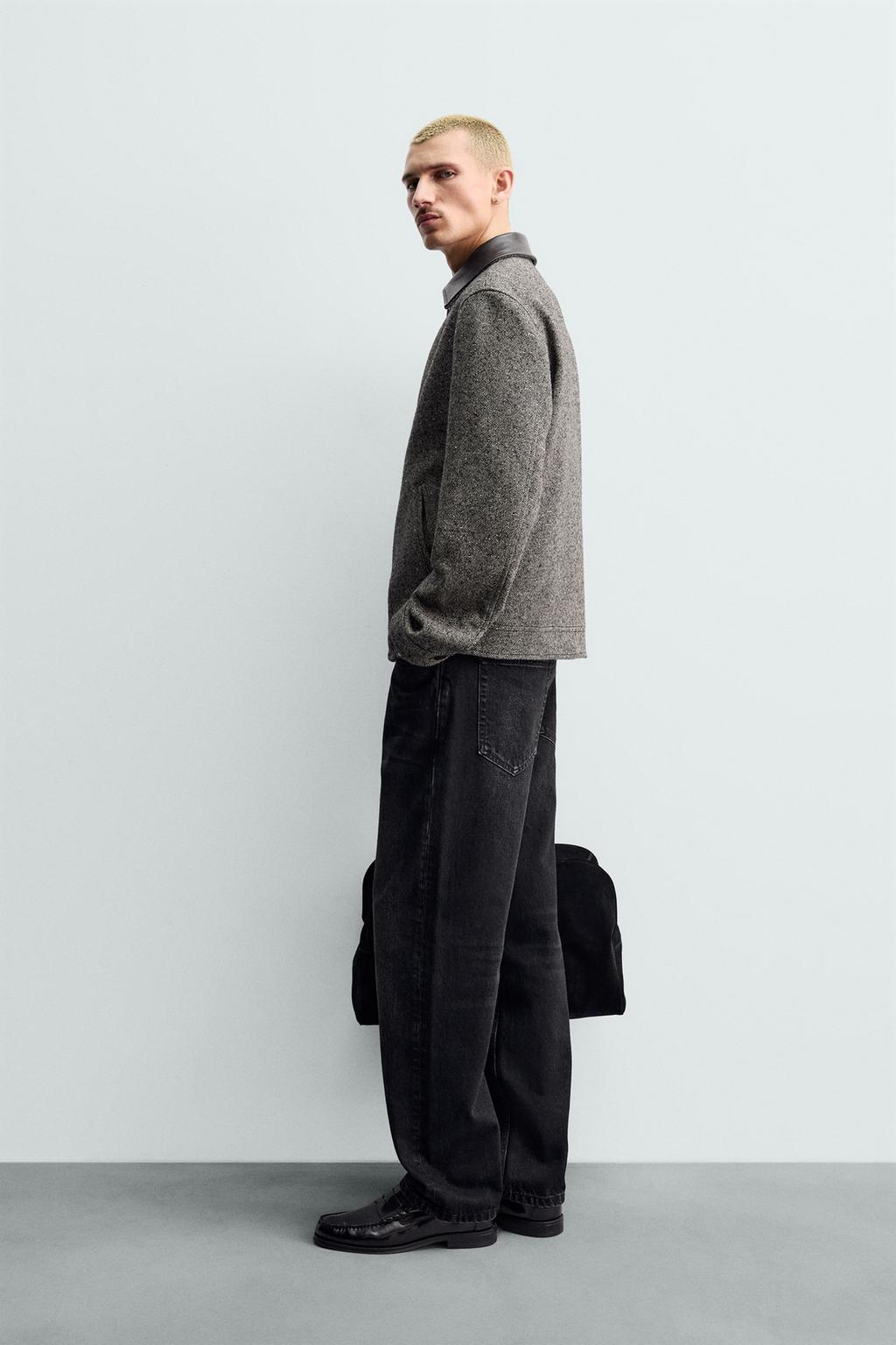 КУРТКА СТРУКТУРНАЯ КОМБИНИРОВАННАЯ КОЖА ORIGINS