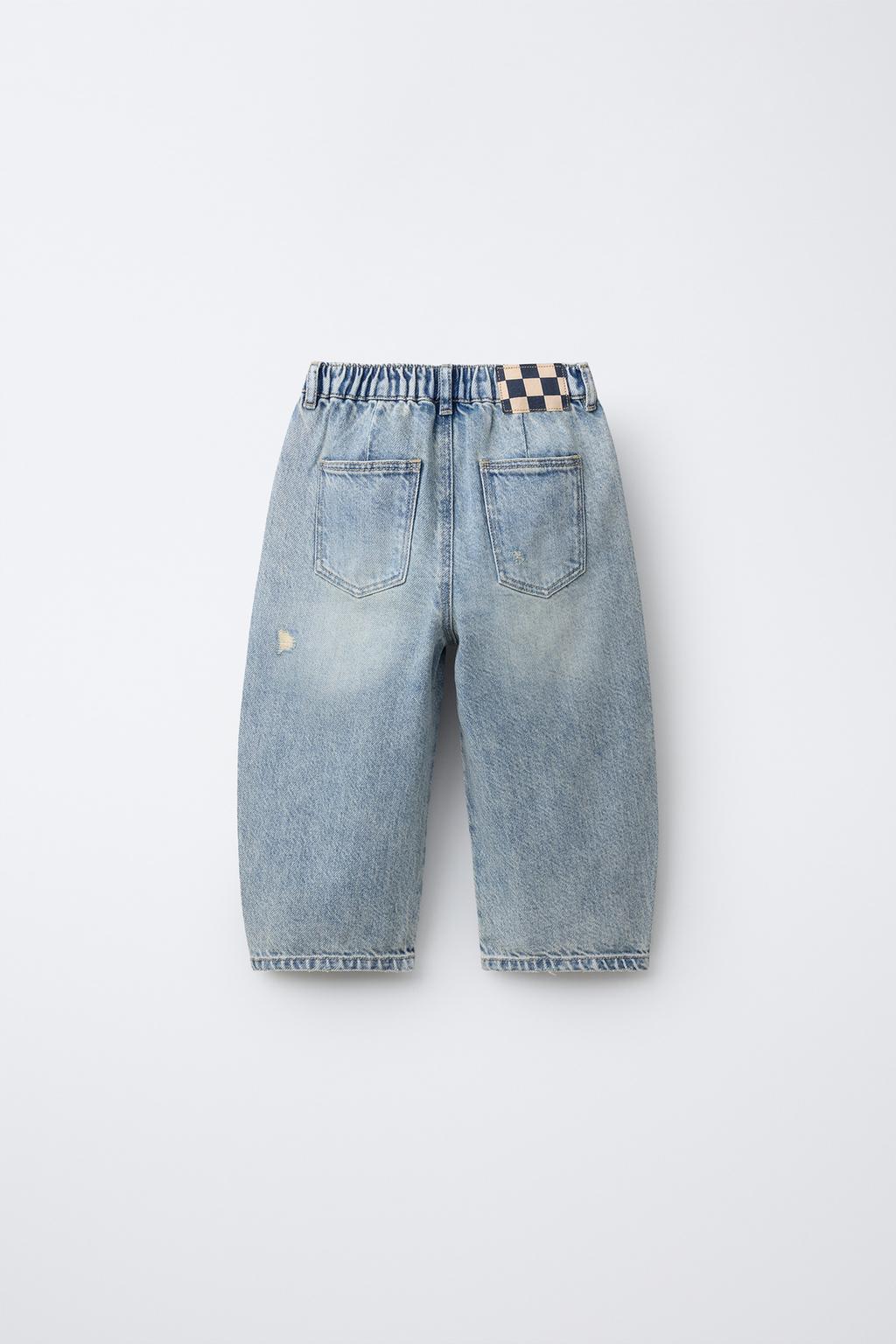 ДЖИНСЫ BARREL С РАЗРЕЗАМИ