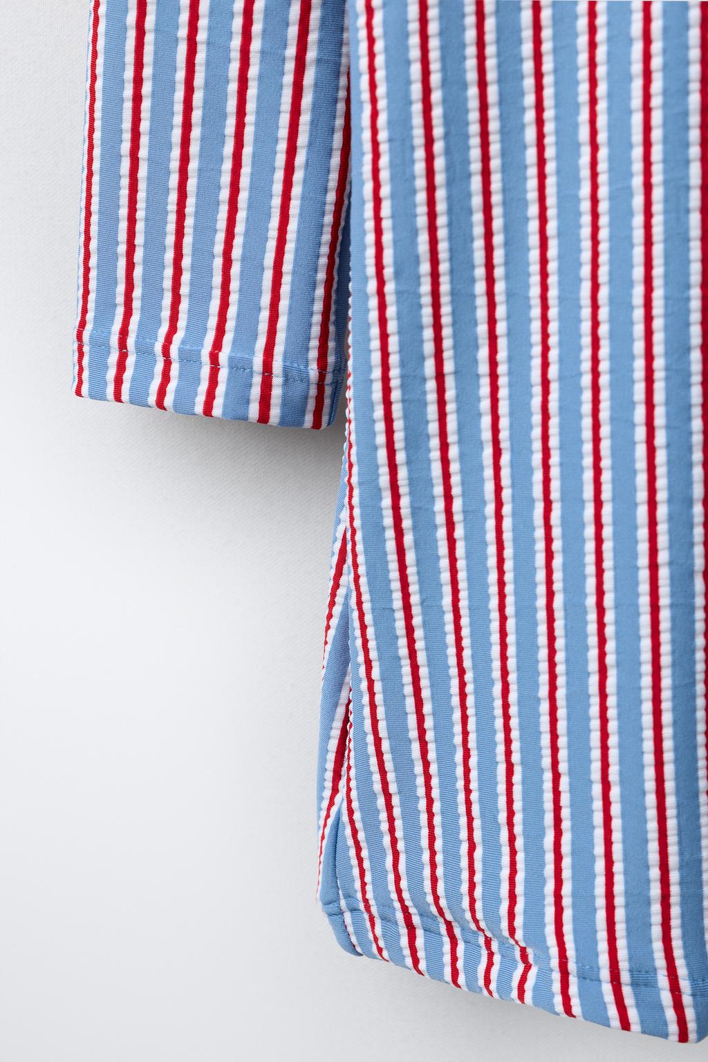 1-6 ЛЕТ/КУПАЛЬНИК С ПОЛОСАТЫМ КОМБИНЕЗОНОМ