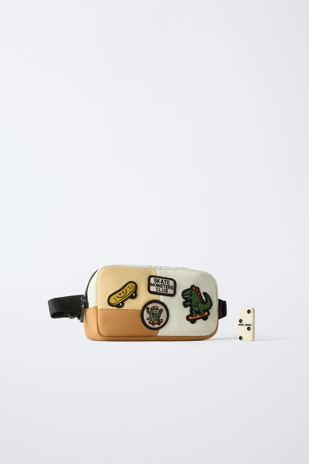 ПОЯСНАЯ СУМКА С НАШИВКАМИ