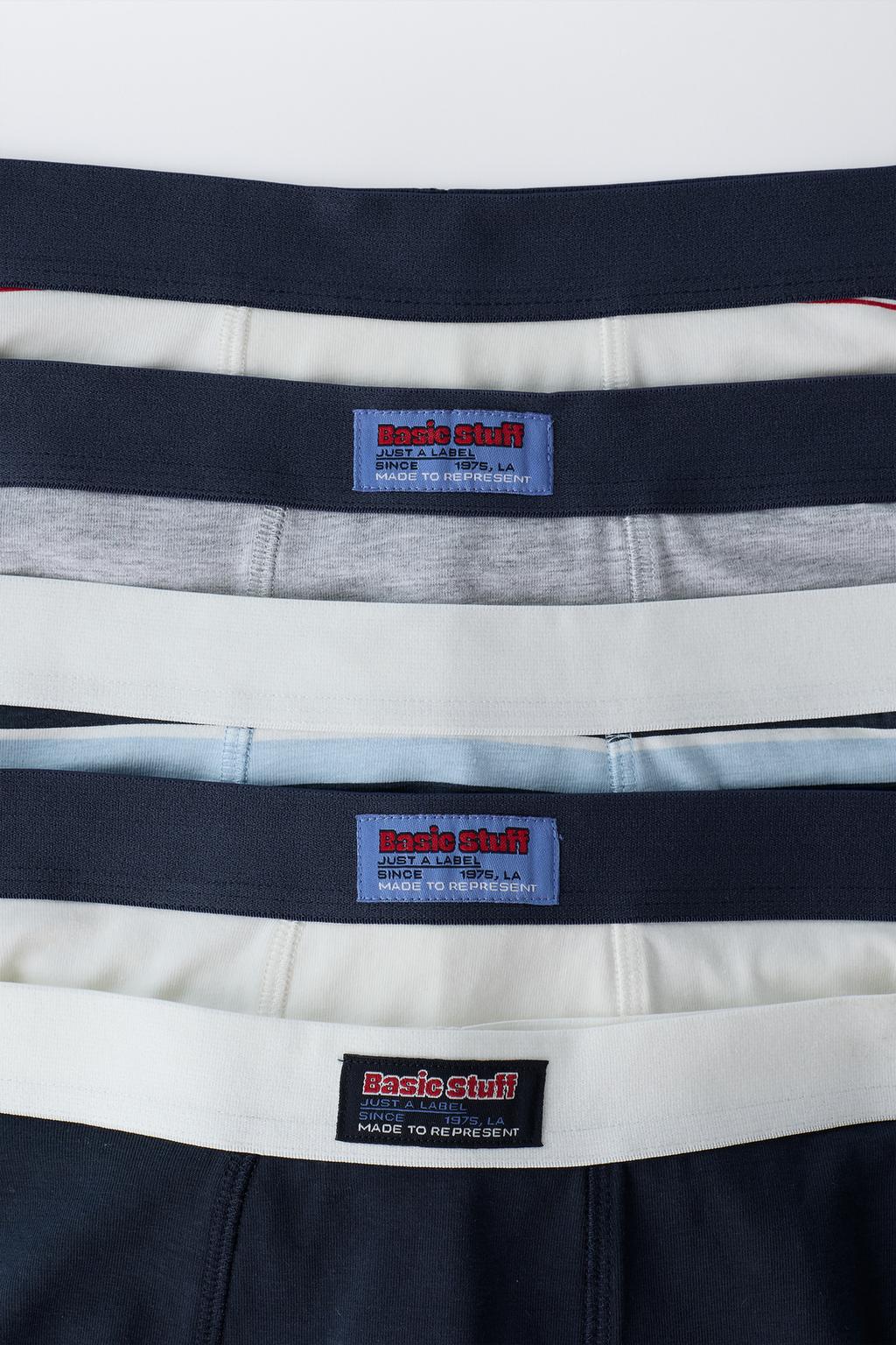 6-14 ЛЕТ/ НАБОР ИЗ ПЯТИ ТРУСОВ-БОКСЕРОВ В ПОЛОСКУ