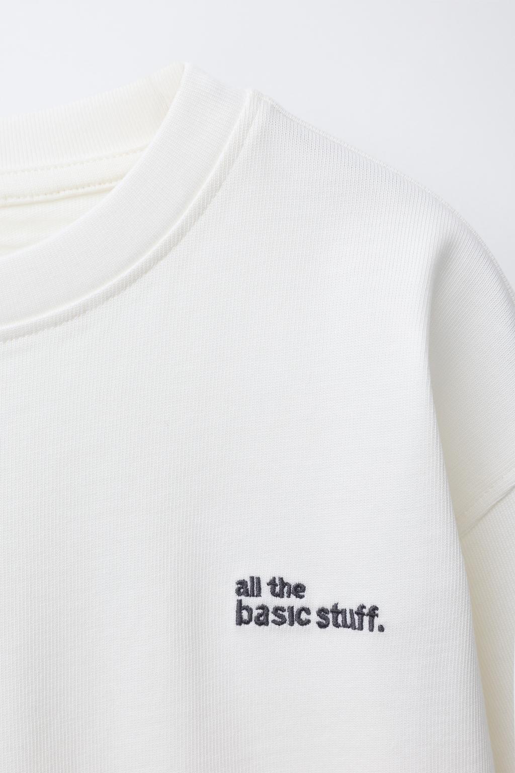 ФУТБОЛКА HEAVY WEIGHT С ВЫШИТОЙ НАДПИСЬЮ