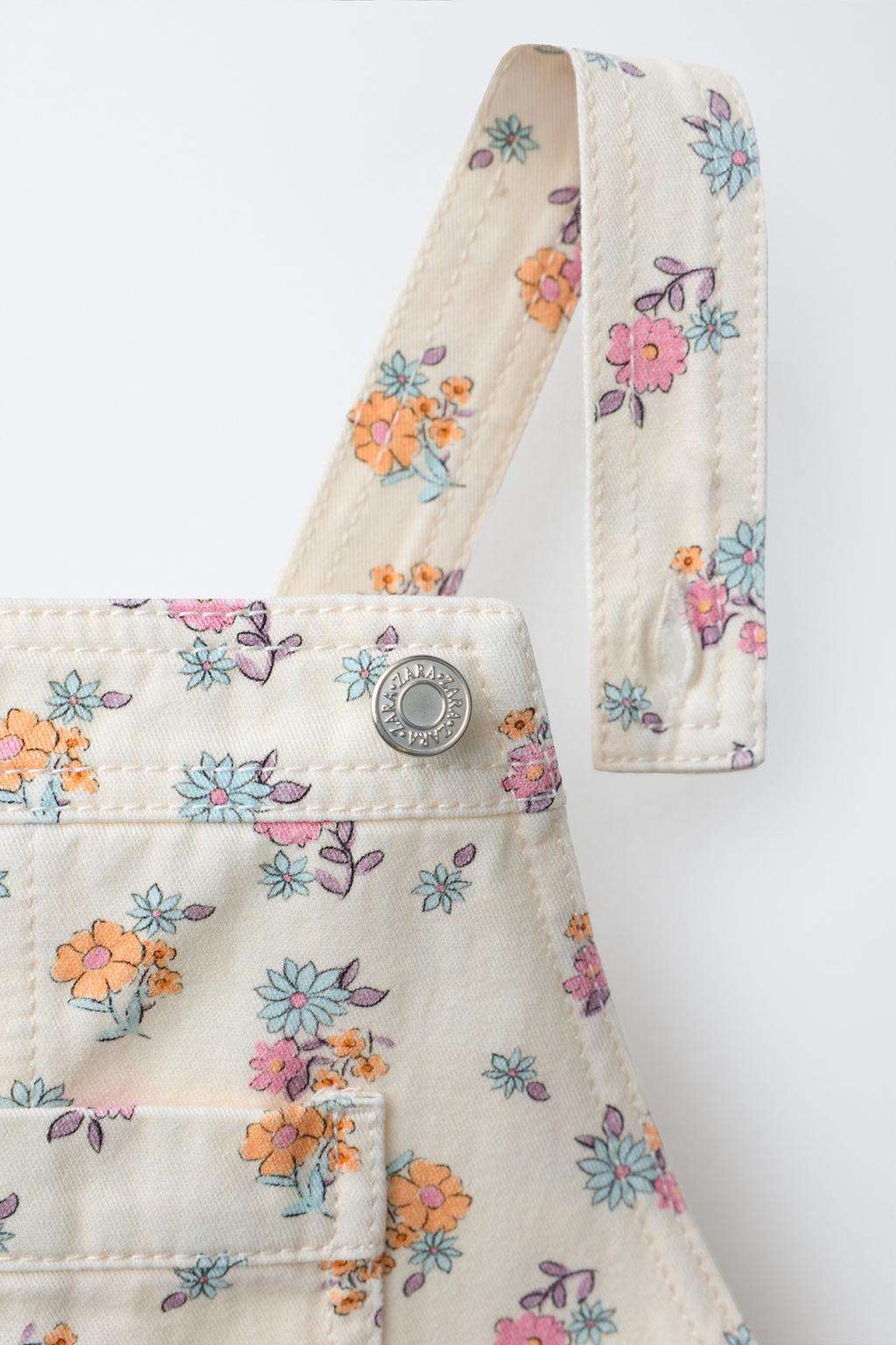 ДЛИННЫЙ КОМБИНЕЗОН С ЦВЕТОЧНЫМ ПРИНТОМ