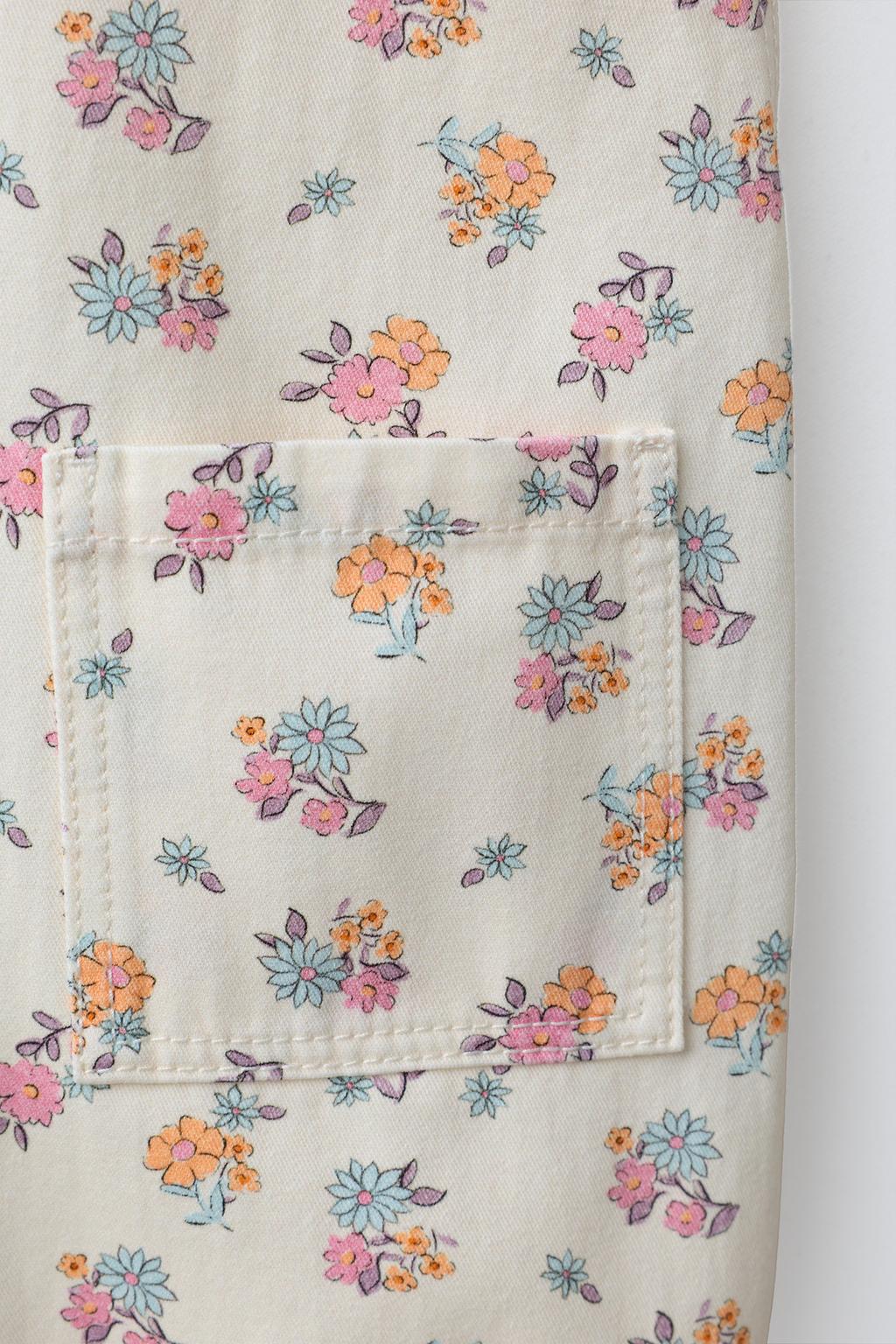 ДЛИННЫЙ КОМБИНЕЗОН С ЦВЕТОЧНЫМ ПРИНТОМ