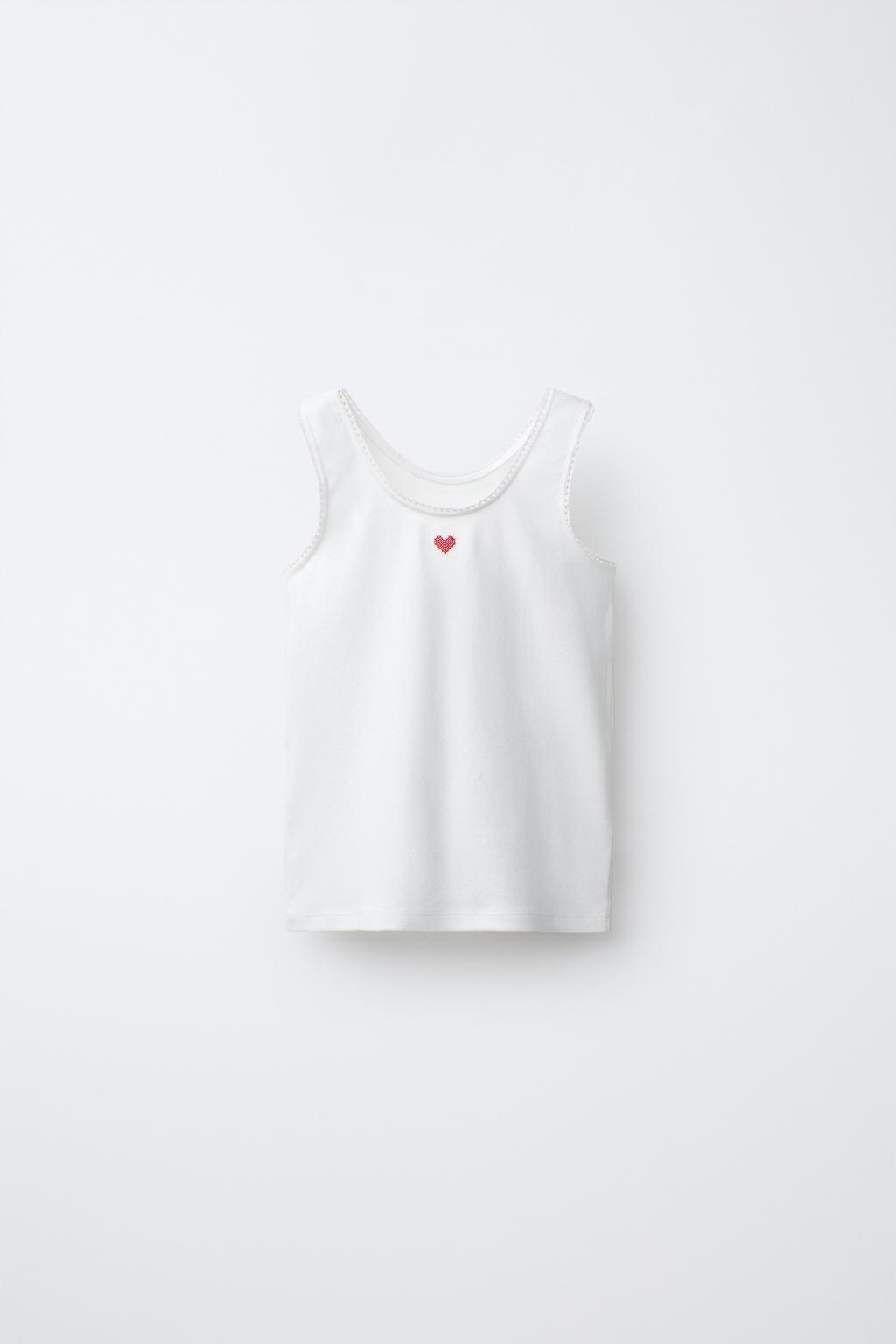 НАБОР ИЗ ДВУХ ФУТБОЛОК С ПРИНТОМ «СЕРДЦА»