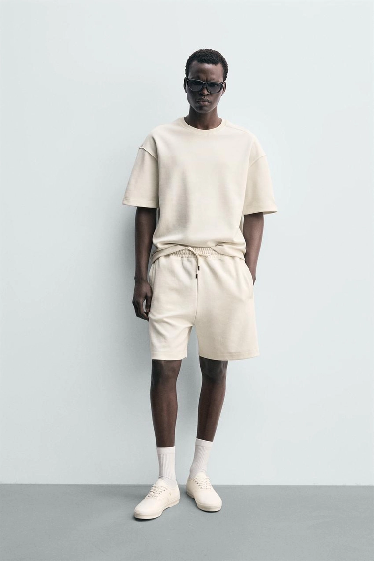 ШОРТЫ-ДЖОГГЕРЫ RELAXED FIT ИЗ ТКАНИ ИНТЕРЛОК