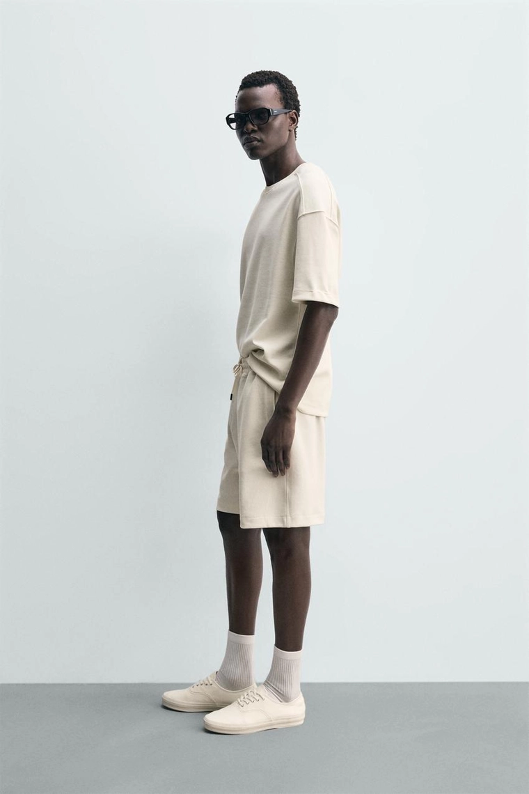 ШОРТЫ-ДЖОГГЕРЫ RELAXED FIT ИЗ ТКАНИ ИНТЕРЛОК