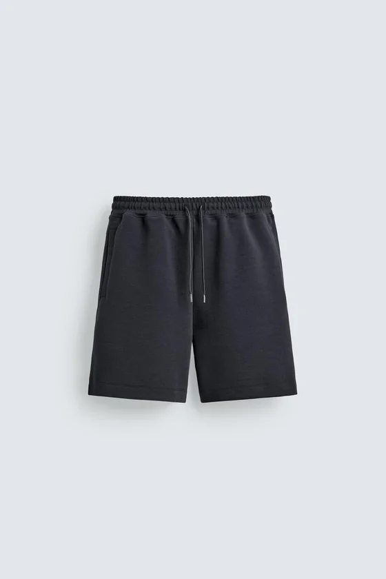ШОРТЫ-ДЖОГГЕРЫ RELAXED FIT ИЗ ТКАНИ ИНТЕРЛОК