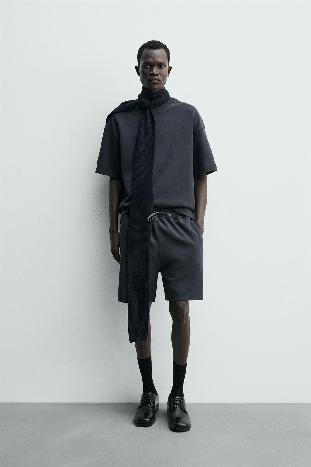 ШОРТЫ-ДЖОГГЕРЫ RELAXED FIT ИЗ ТКАНИ ИНТЕРЛОК