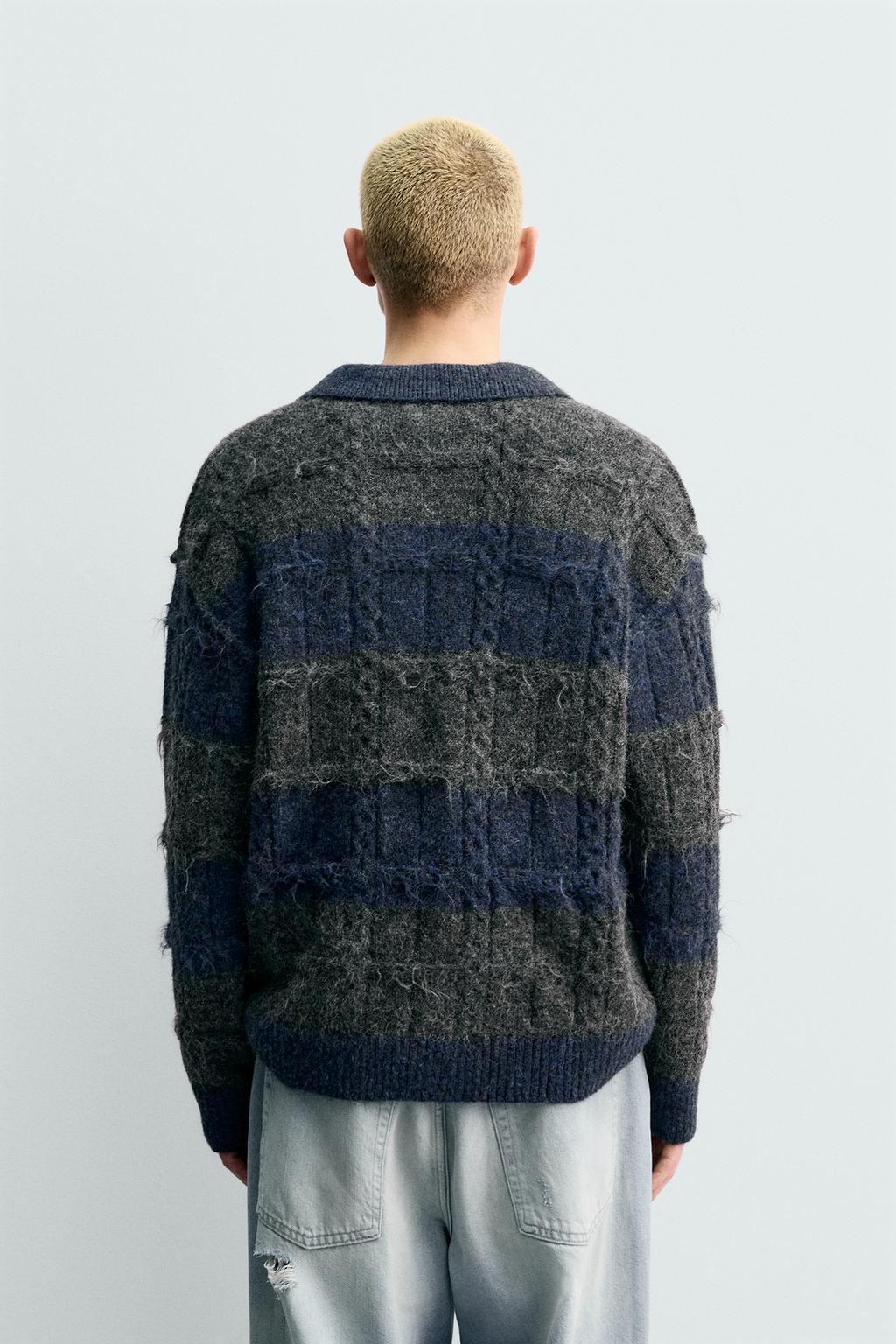 ТРИКОТАЖНОЕ ЖАККАРДОВОЕ ПОЛО В ПОЛОСКУ