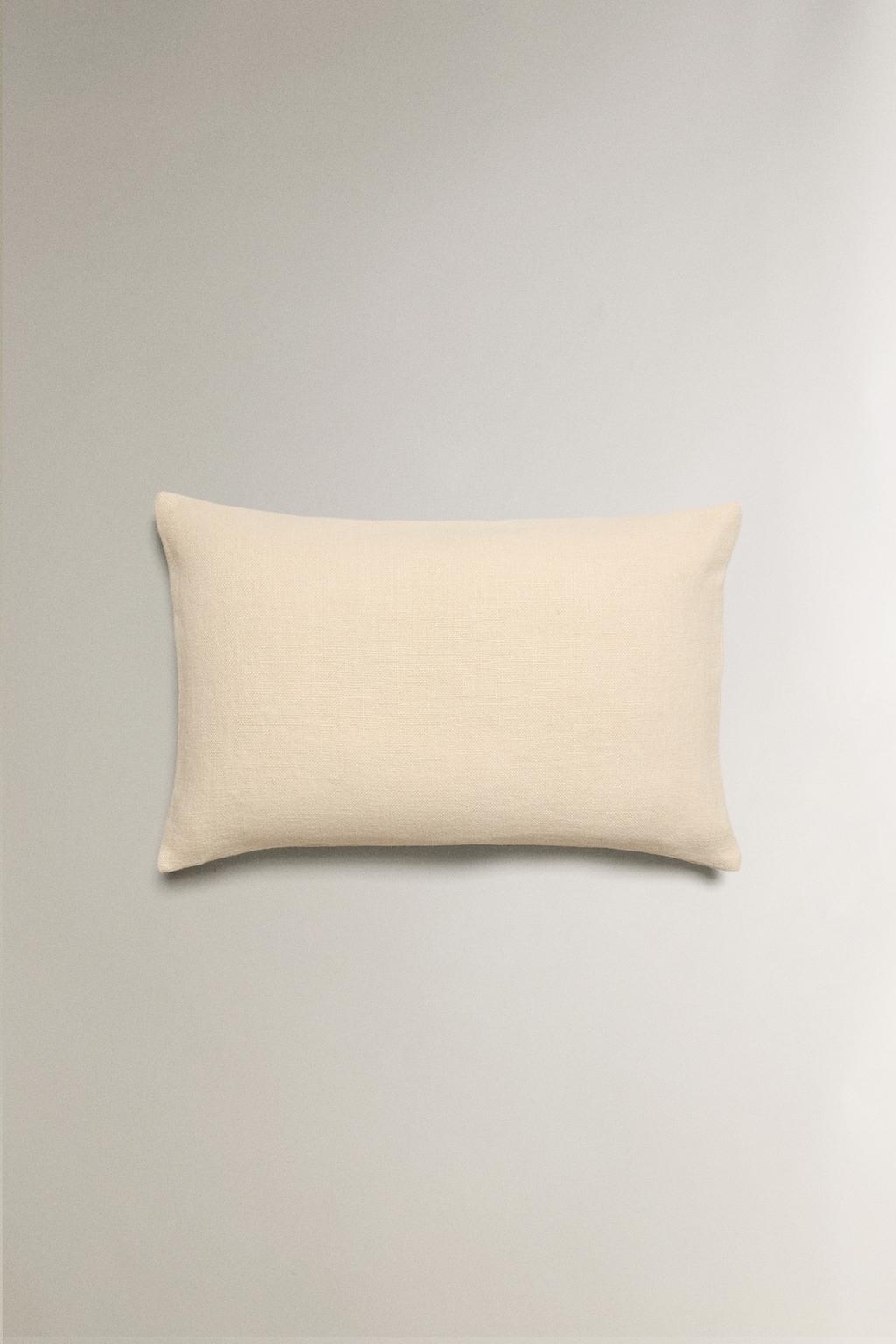 Чехол для декоративной подушки из льна