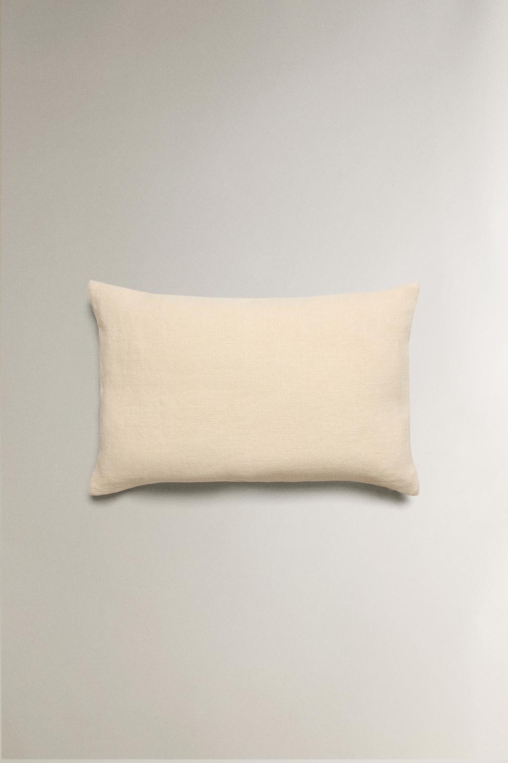 Чехол для декоративной подушки из льна