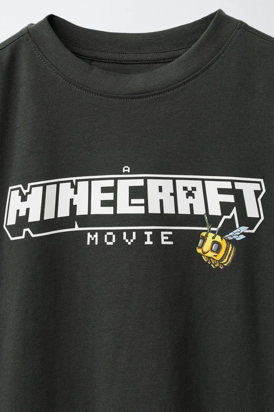 ФУТБОЛКА С ПРИНТОМ MINECRAFT © MOJANG AB. ™