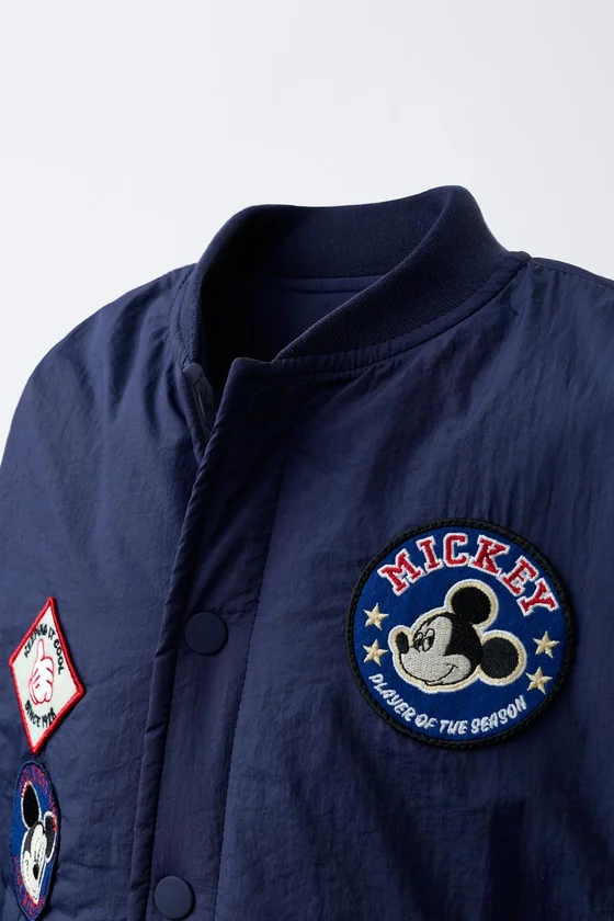 БОМБЕР С НАШИВКАМИ MICKEY MOUSE © DISNEY