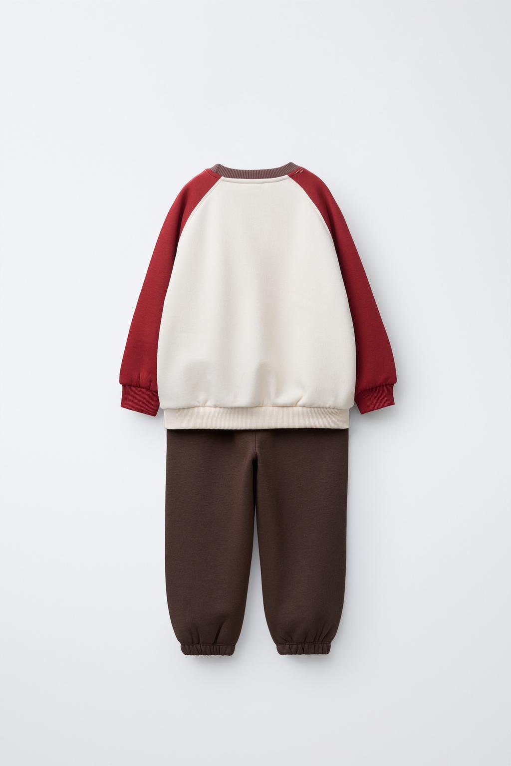 КОМПЛЕКТ ДЛЯ БЕГА: ТОЛСТОВКА И БРЮКИ-ДЖОГГЕРЫ OSITO В СТИЛЕ КОЛОР-БЛОК