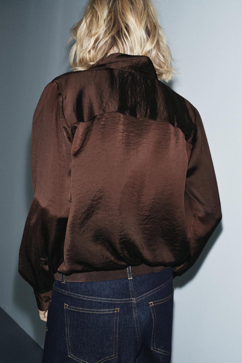 АТЛАСНАЯ РУБАШКА ZW COLLECTION