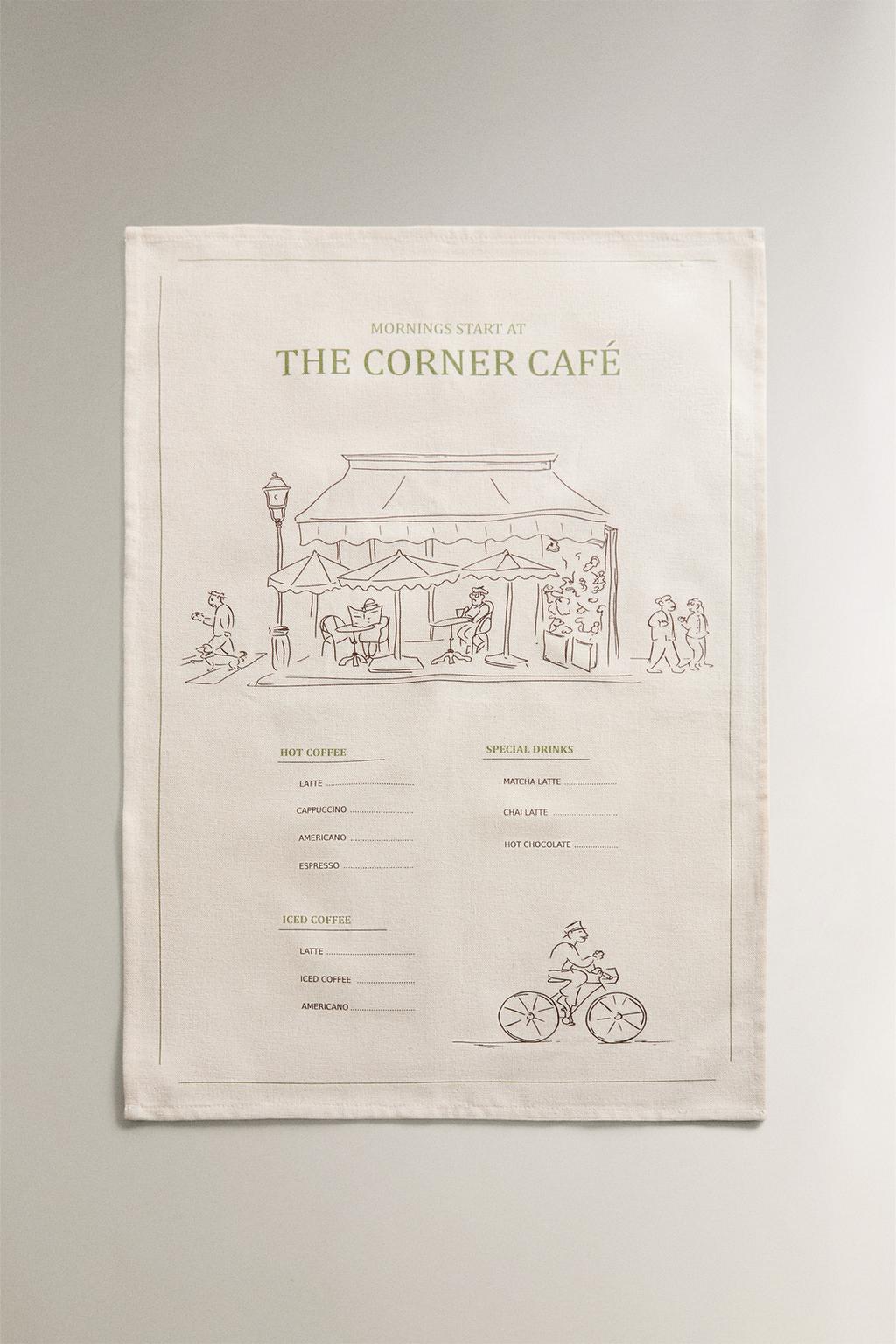 Набор хлопковых кухонных полотенец café (набор из 2 шт.)