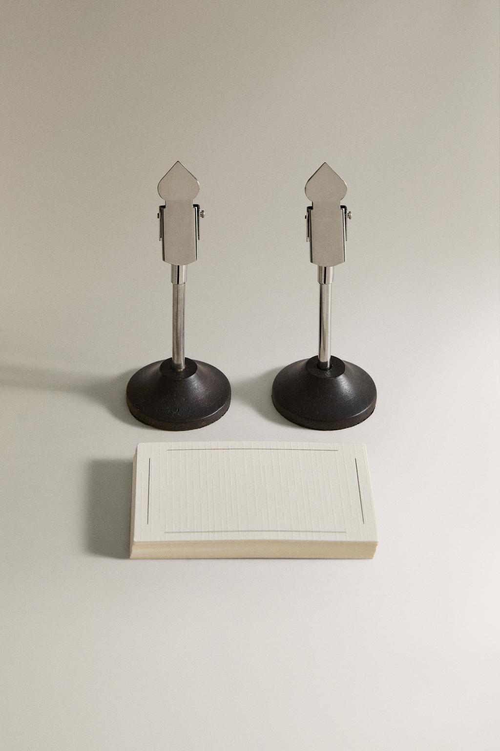 Набор деревянных держателей для мест и карточек