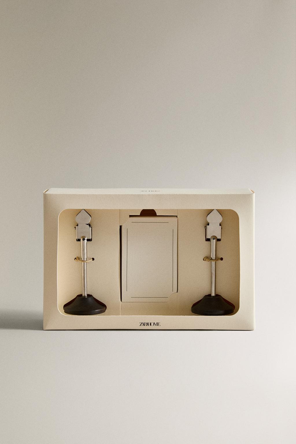 Набор деревянных держателей для мест и карточек