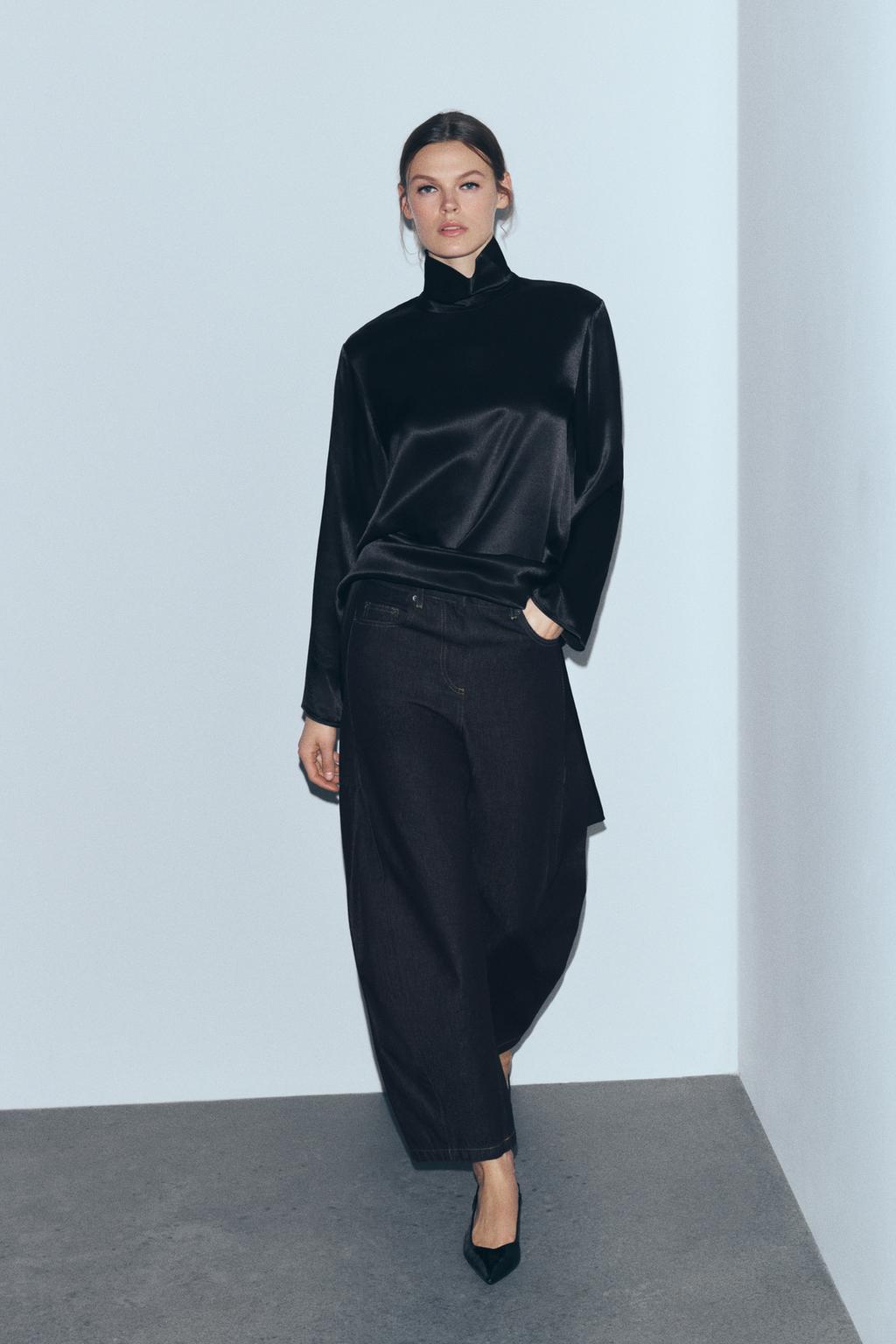 ДЖИНСЫ ZW COLLECTION ANKLE BALLOON СО СРЕДНЕЙ ПОСАДКОЙ