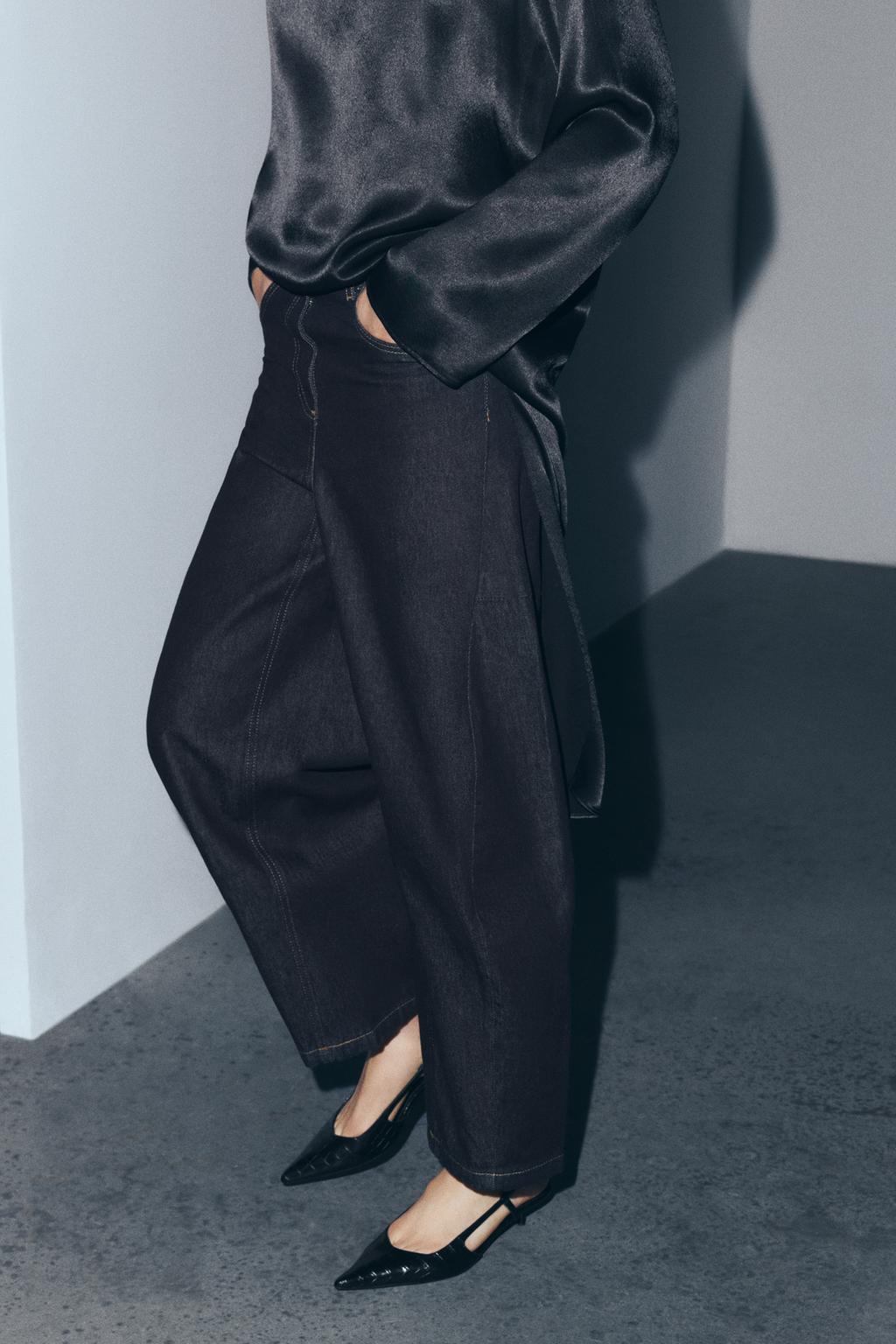 ДЖИНСЫ ZW COLLECTION ANKLE BALLOON СО СРЕДНЕЙ ПОСАДКОЙ