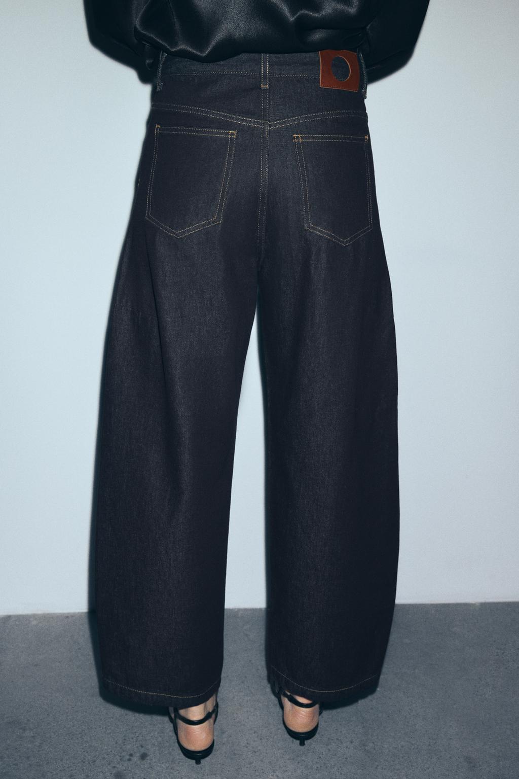 ДЖИНСЫ ZW COLLECTION ANKLE BALLOON СО СРЕДНЕЙ ПОСАДКОЙ