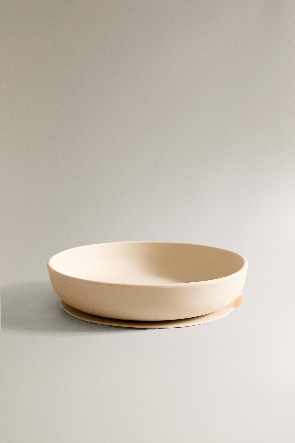 Детский силиконовый тарелка с изображением кролика