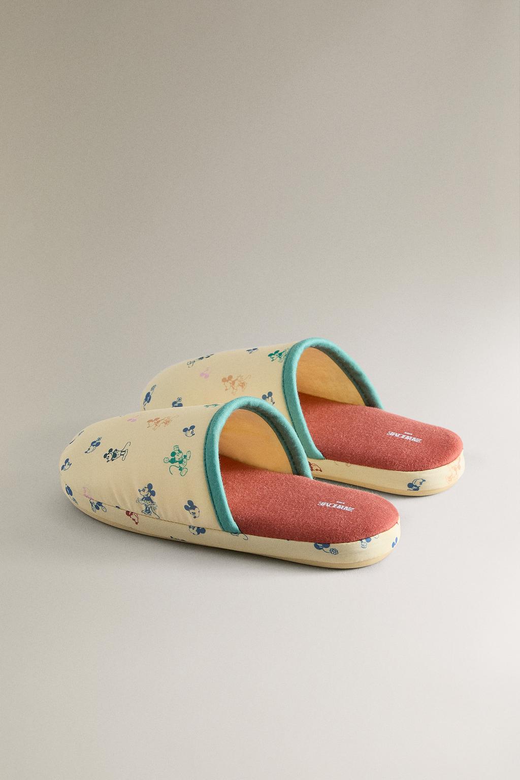 Детские тапочки-мюли с изображением микки и минни ©disney