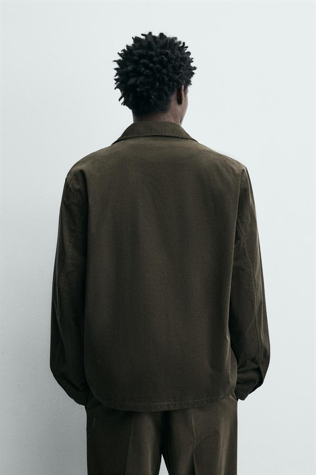 ВЕЛЬВЕТОВАЯ КУРТКА-РУБАШКА С КАРМАНАМИ