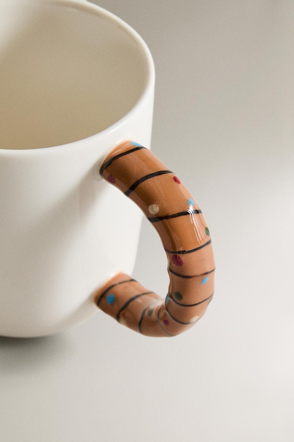 Детская рождественская кружка с буквой y из керамики