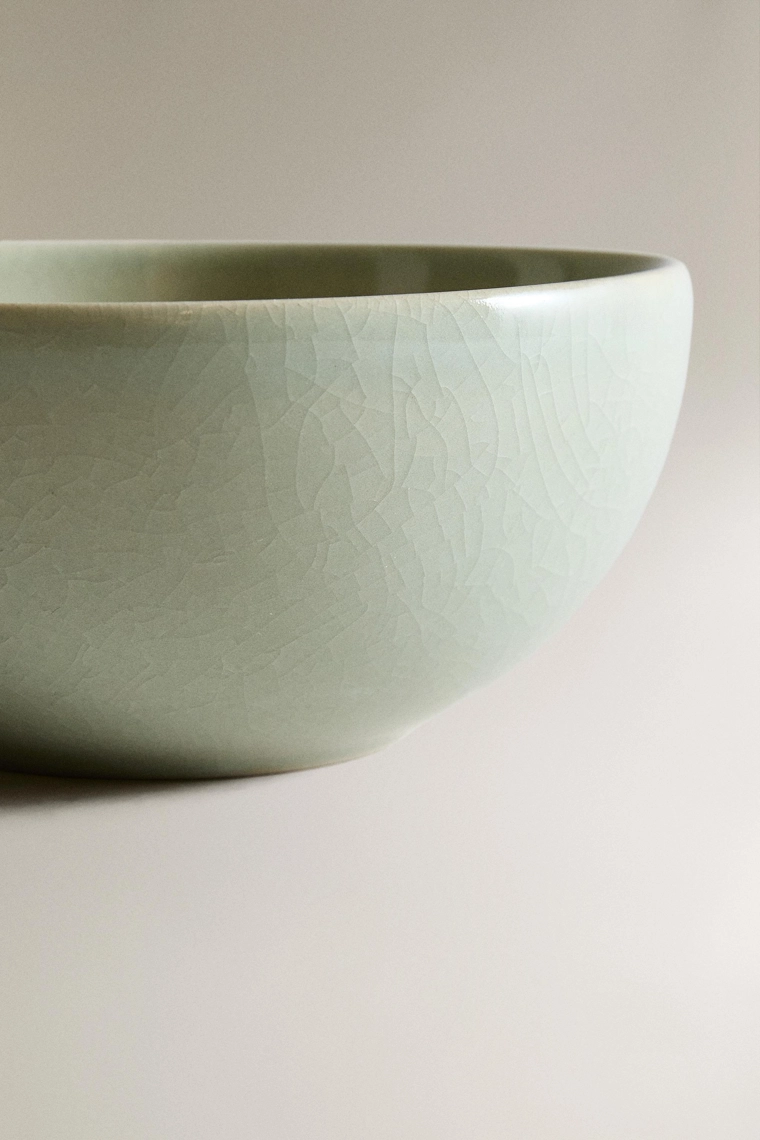 Эмалированная керамическая чаша