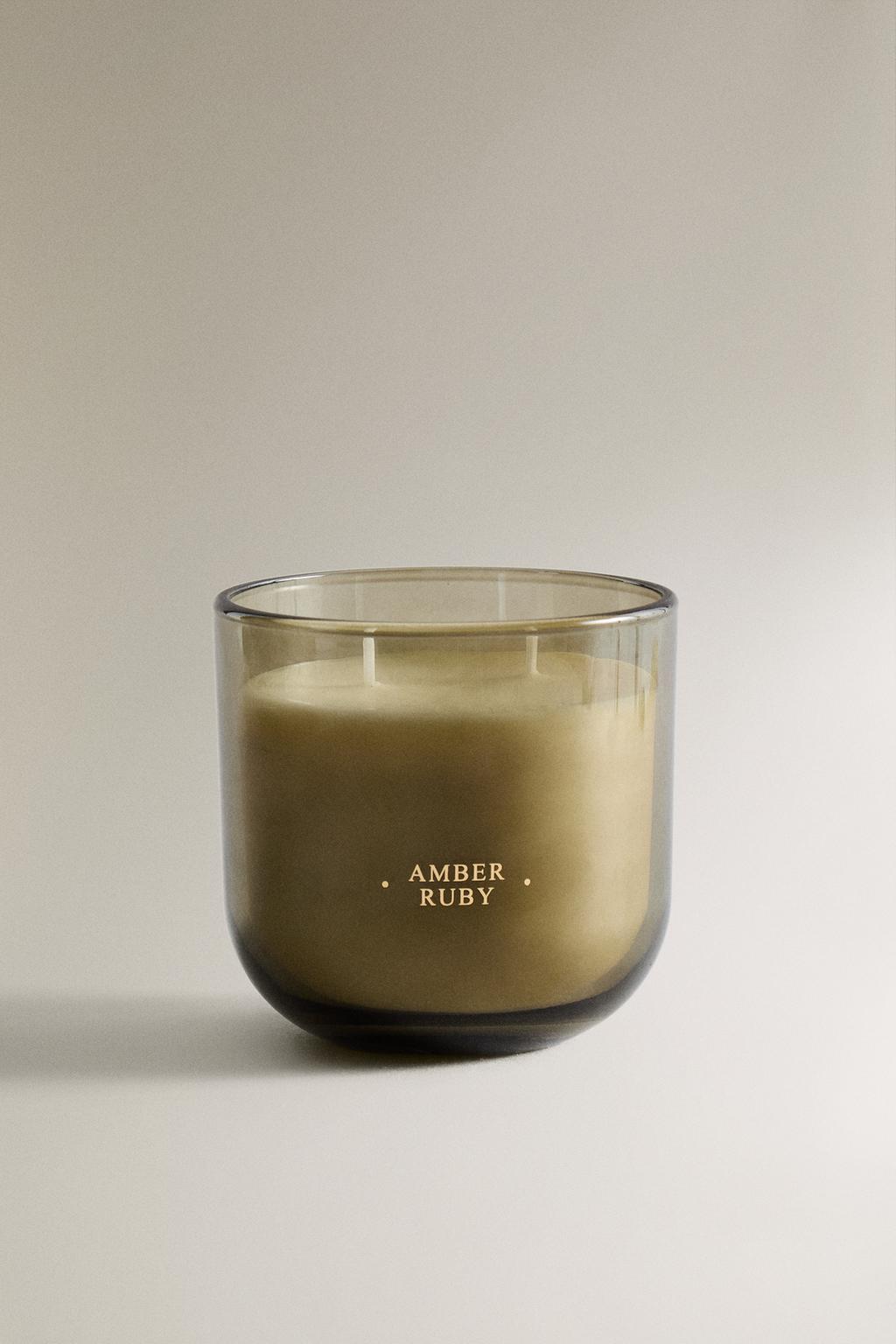 (400 г) ароматическая свеча amber ruby