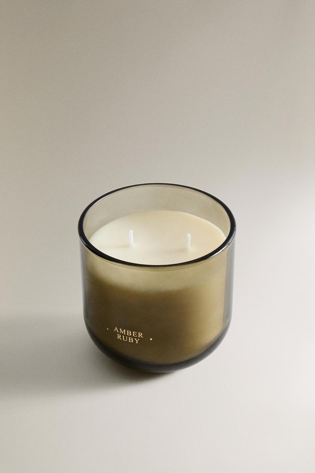 (400 г) ароматическая свеча amber ruby