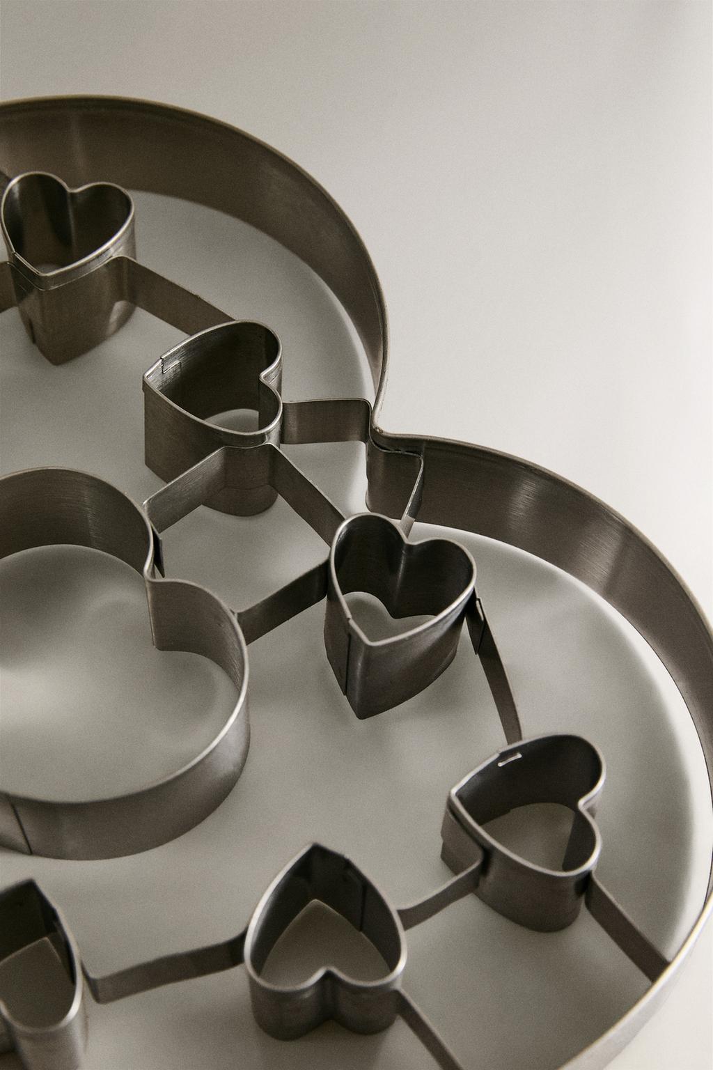 Форма для выпечки из нержавеющей стали стальные сердца