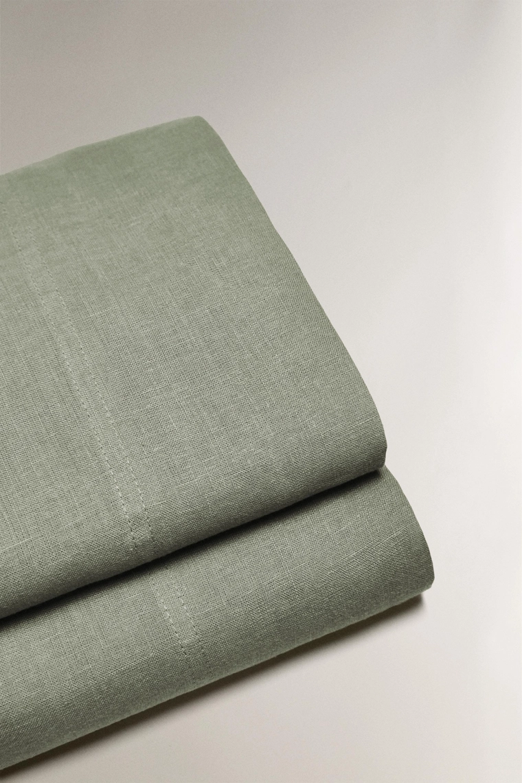 Простынь из мятого льна (140 г/м²)