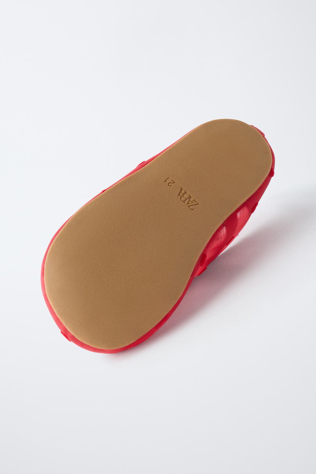 Туфли-балетки с сердечками