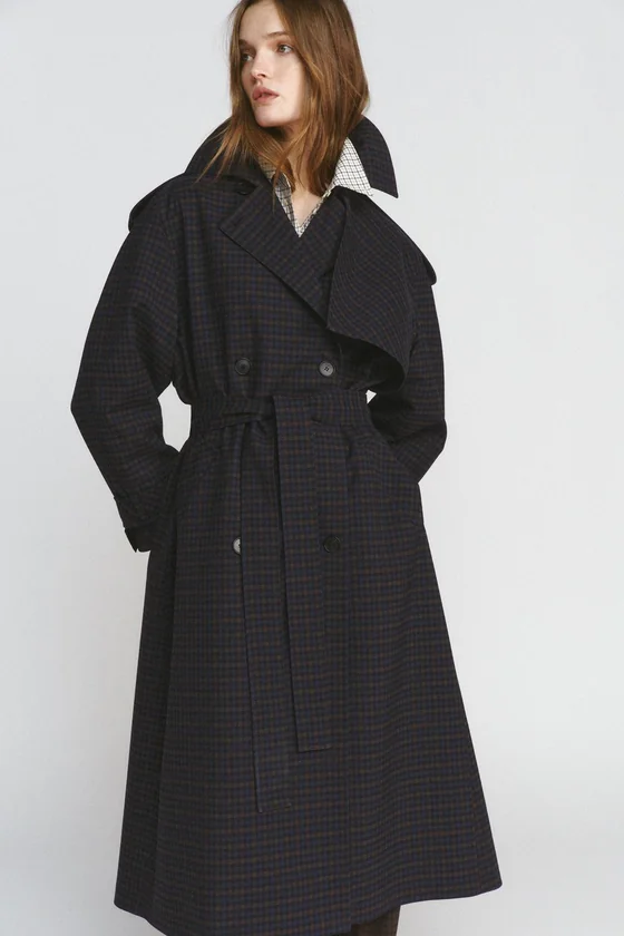 ТРЕНЧ В КЛЕТКУ ZW COLLECTION LIMITED EDITION