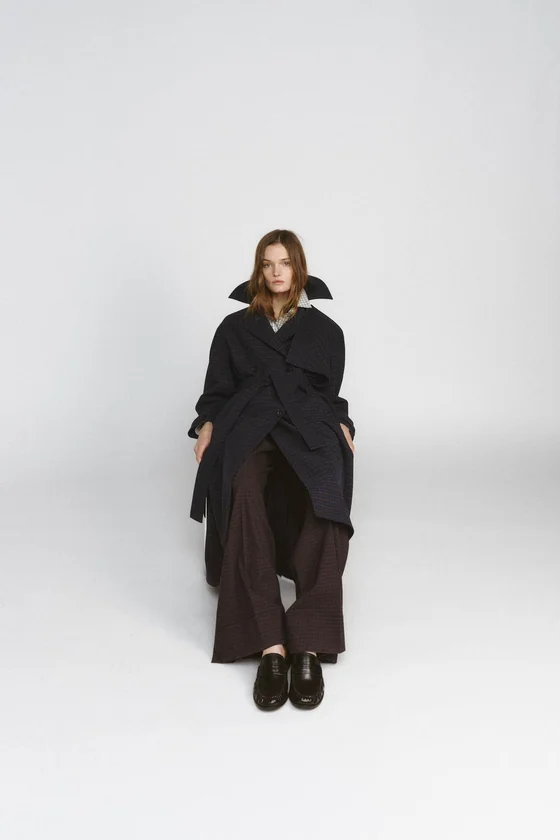 ТРЕНЧ В КЛЕТКУ ZW COLLECTION LIMITED EDITION