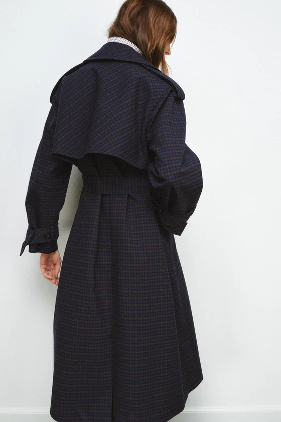 ТРЕНЧ В КЛЕТКУ ZW COLLECTION LIMITED EDITION