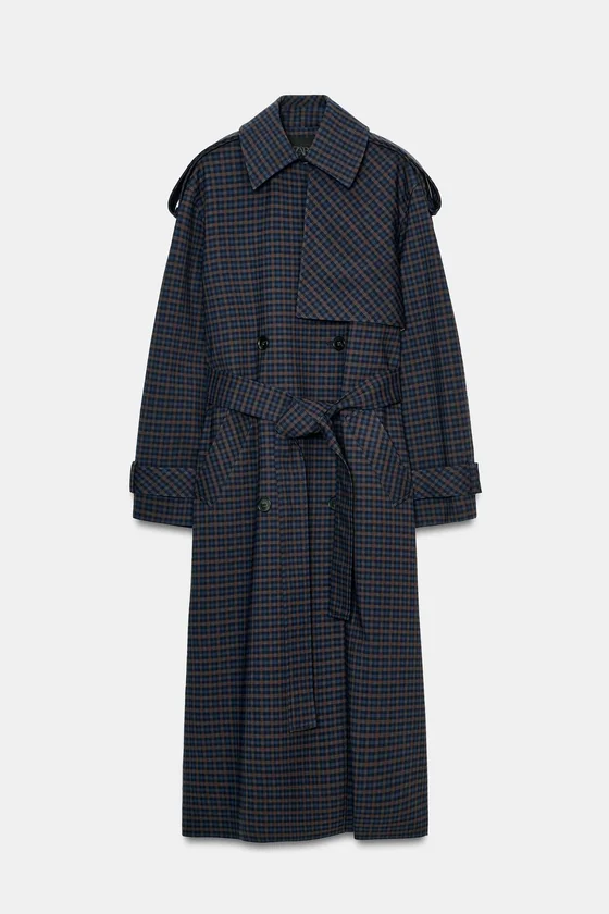 ТРЕНЧ В КЛЕТКУ ZW COLLECTION LIMITED EDITION