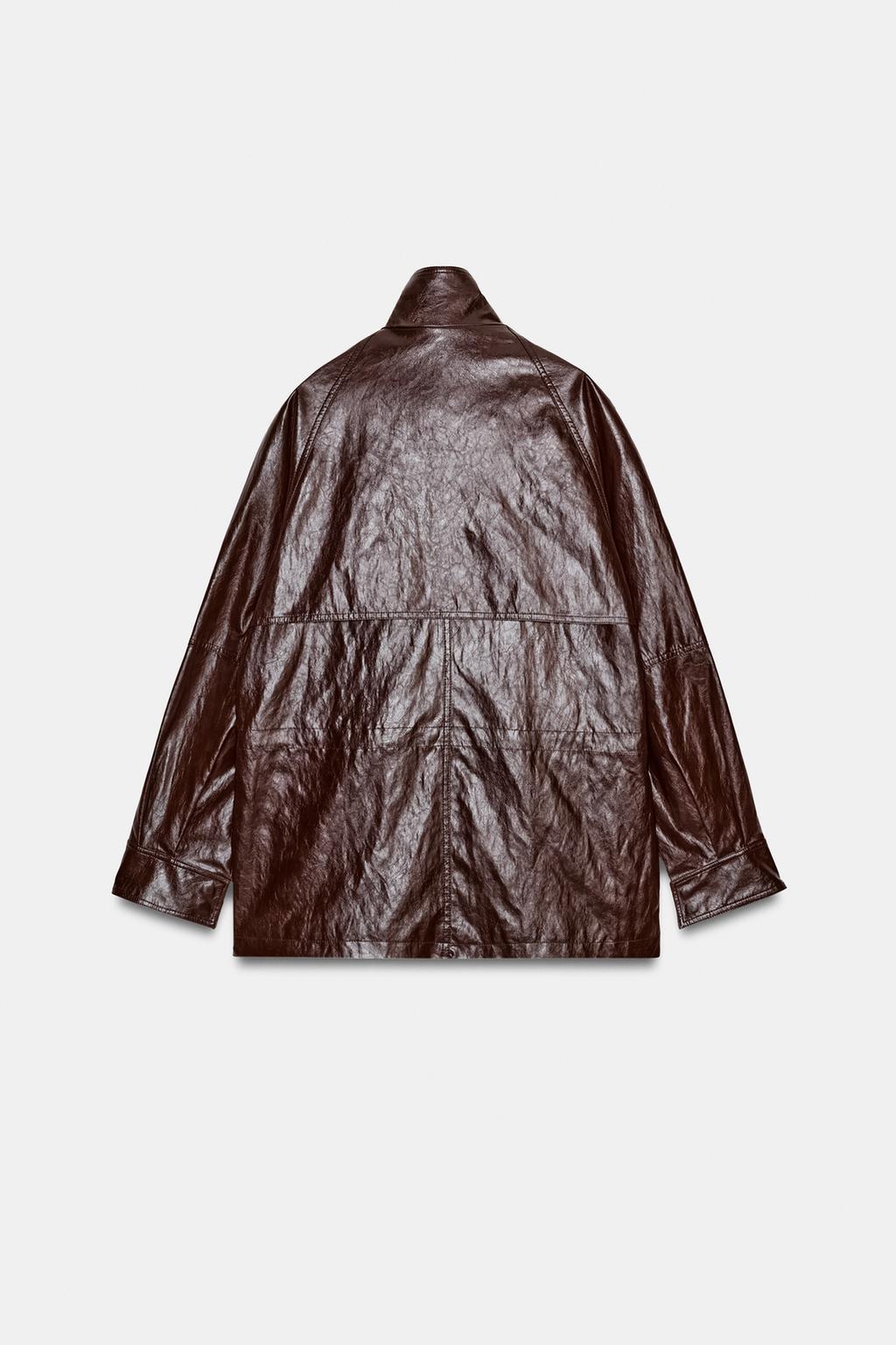 КУРТКА ИЗ ИСКУССТВЕННОЙ КОЖИ — ZW COLLECTION