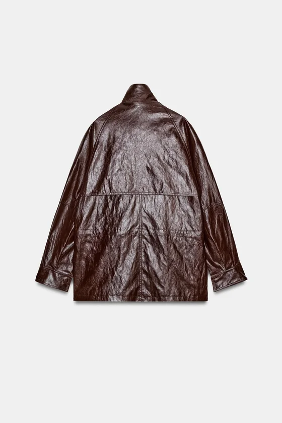 КУРТКА ИЗ ИСКУССТВЕННОЙ КОЖИ — ZW COLLECTION
