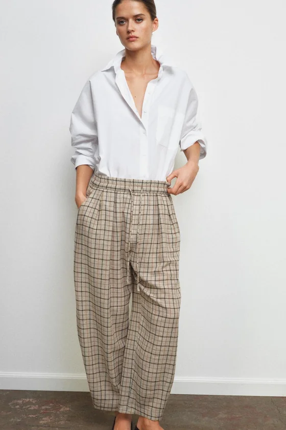 БРЮКИ В КЛЕТКУ — ZW COLLECTION