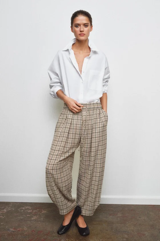 БРЮКИ В КЛЕТКУ — ZW COLLECTION