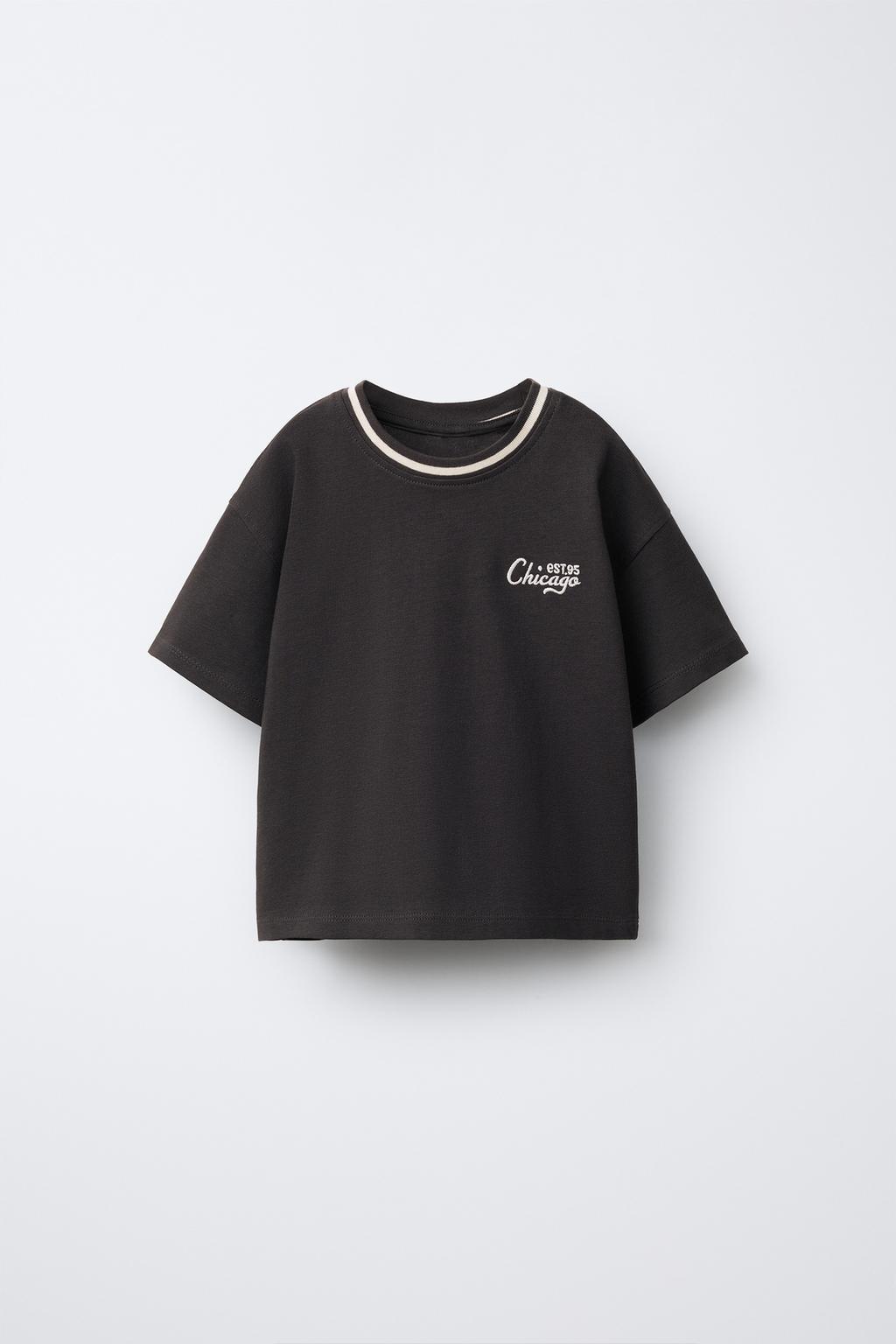 ФУТБОЛКА С ВЫШИТОЙ НАДПИСЬЮ