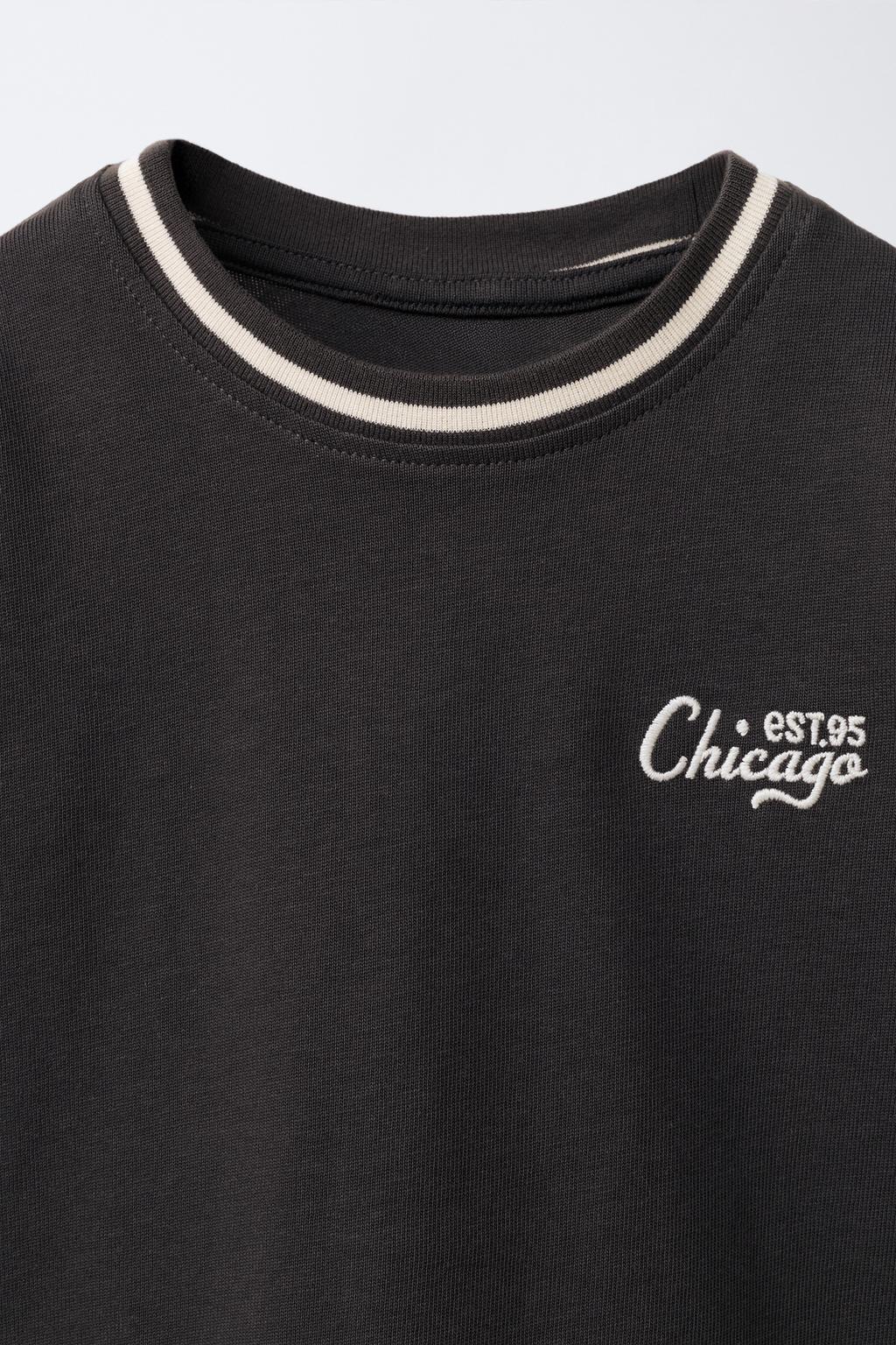 ФУТБОЛКА С ВЫШИТОЙ НАДПИСЬЮ