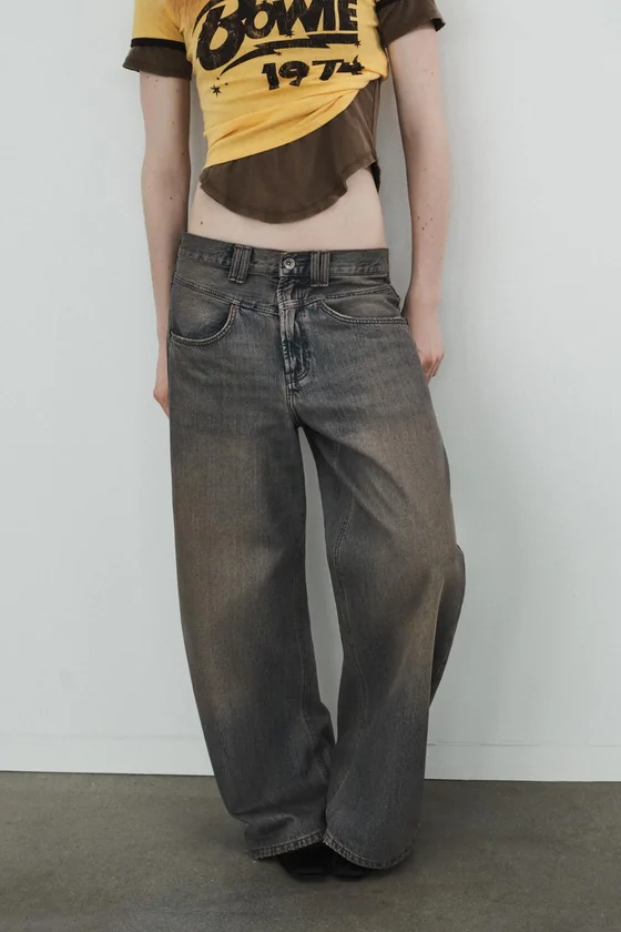 ДЖИНСЫ TRF BAGGY С НИЗКОЙ ПОСАДКОЙ