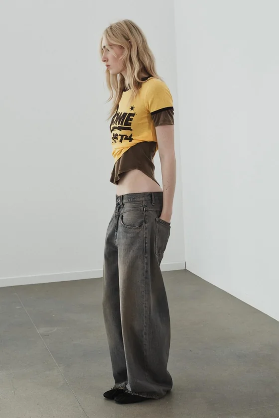 ДЖИНСЫ TRF BAGGY С НИЗКОЙ ПОСАДКОЙ