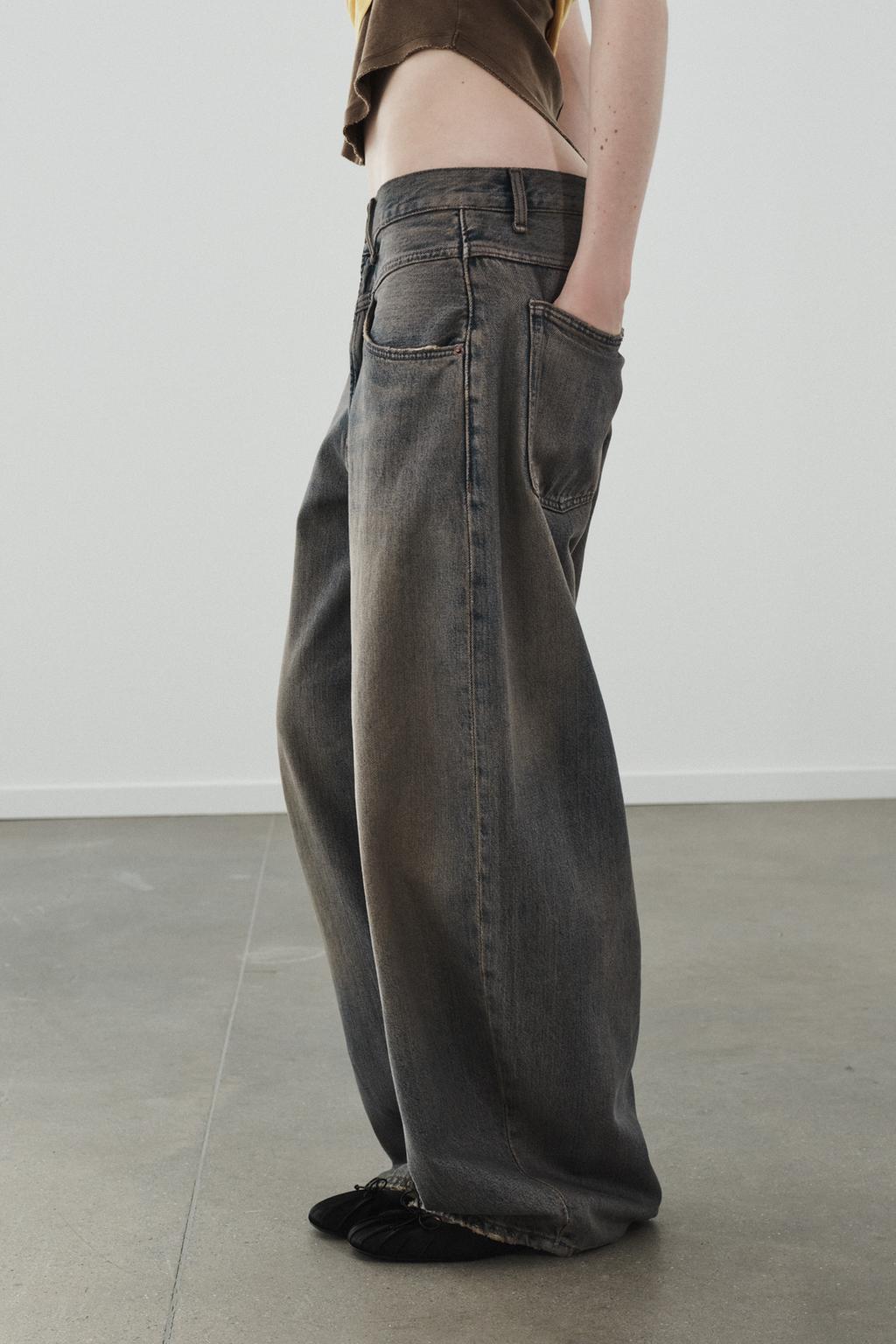 ДЖИНСЫ TRF BAGGY С НИЗКОЙ ПОСАДКОЙ